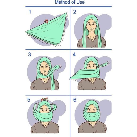 Military Shemagh Tactical Desert Scarf Desert Camo - Picture 5 of 7